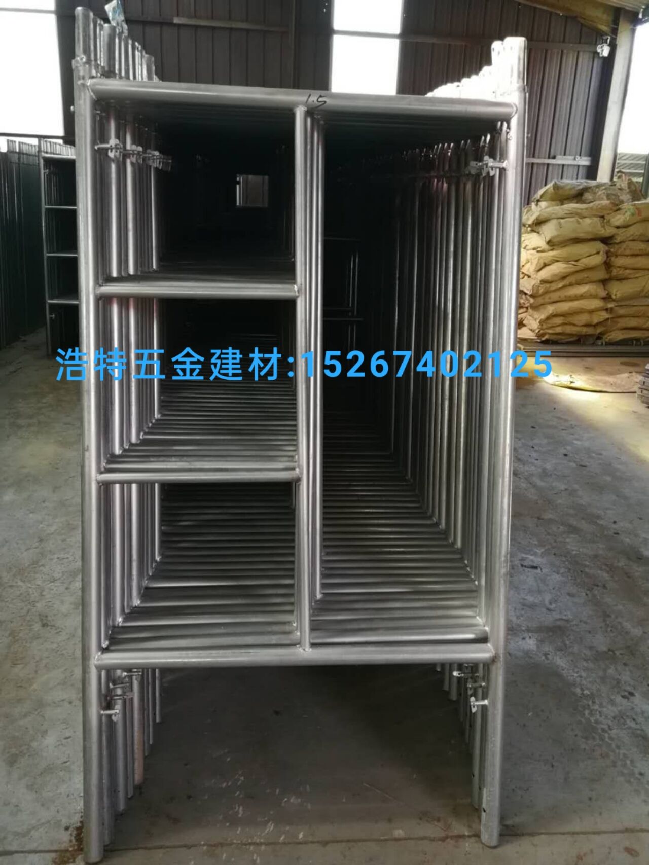 Hand frame steel support building materials mobile hand frame construction hand frame top bracket 3