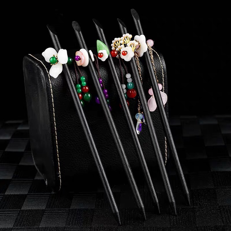 Retro hairpin, Hanfu accessories step shake.