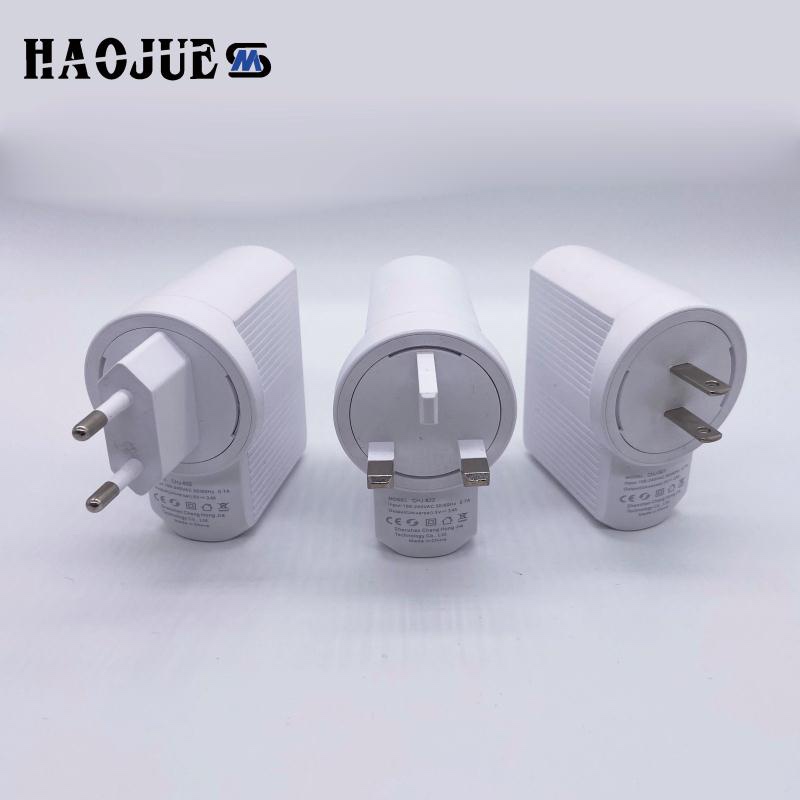 HAOJUE 英国适用的充电器 多USB家用充电头 手机通用充电器 欧规美规现货产品图