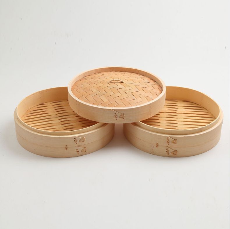蒸笼 竹制 竹蒸笼 酒楼早茶蒸笼 天然环保 家用大号小笼包 馒头详情图3