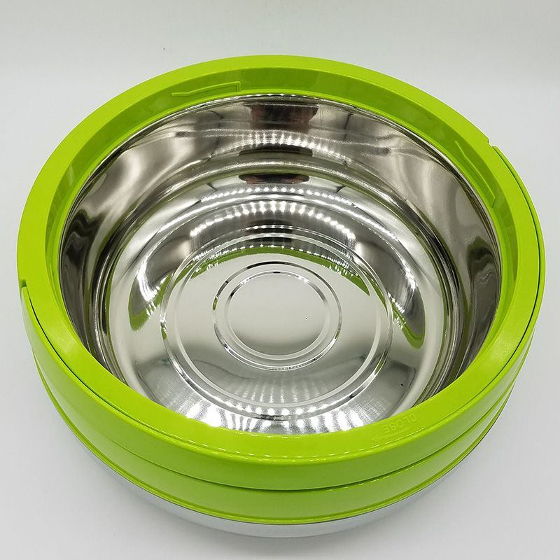 Factory direct sales of 3-piece stainless steel lunch box set, large-capacity insulated lunch box with a pot details Picture