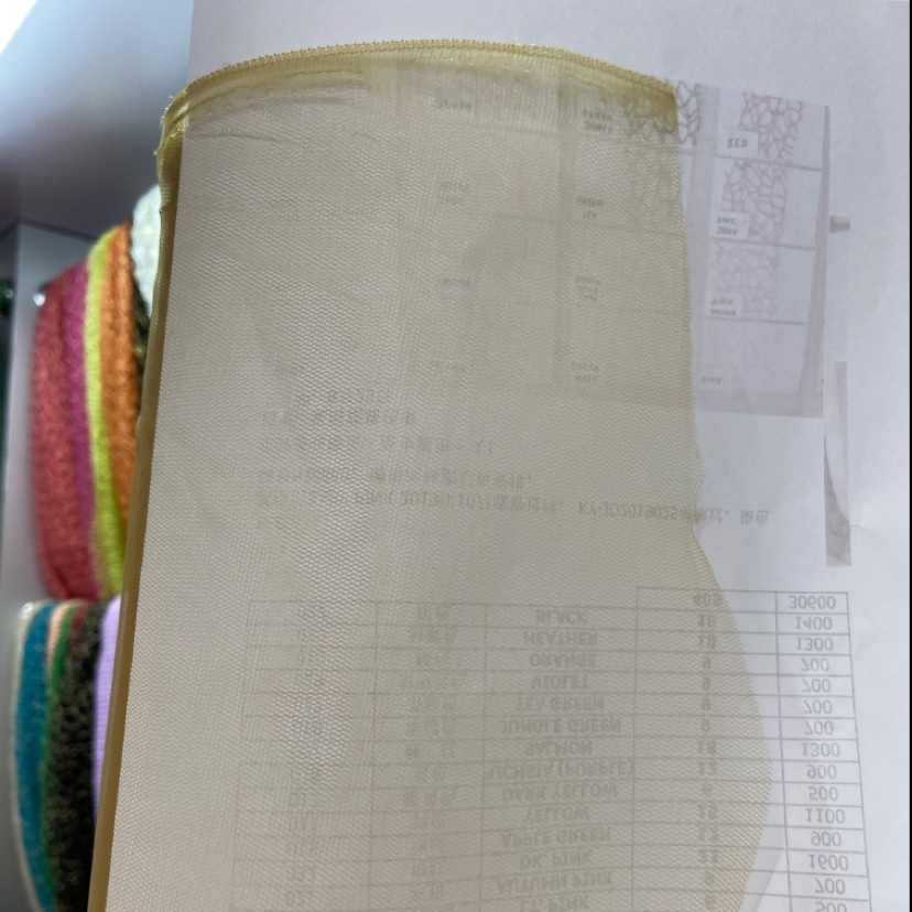 Polyester Transparent Net Fabric Clothing Fabric Decoration Arts And Crafts Headwear Fabric Multi-Color Optional