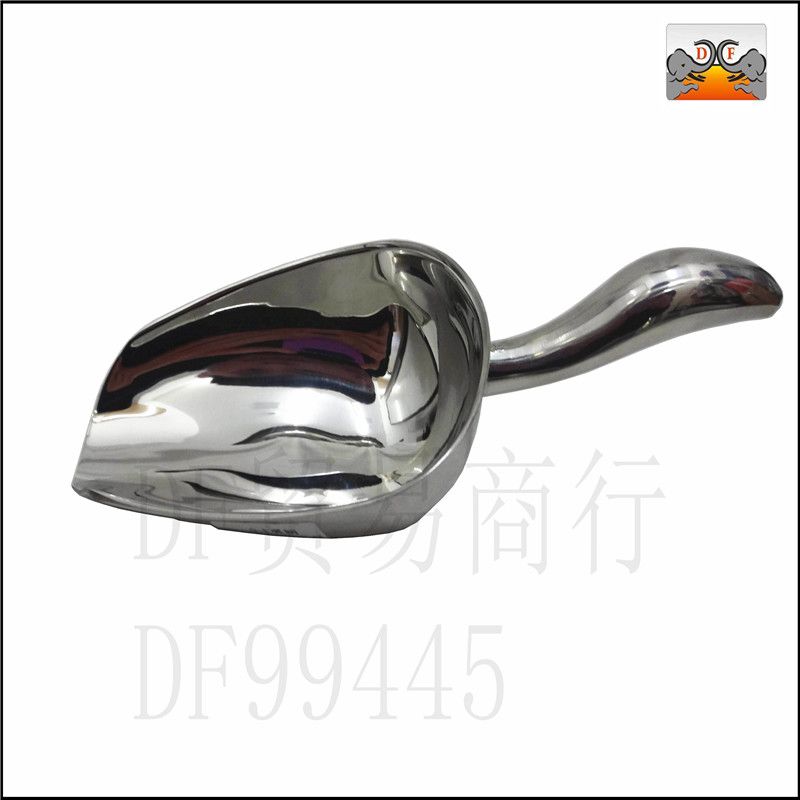 DF99445   特厚B型直柄多用弧柄铲冰铲加厚不锈钢小铲子花铲铁锹铁铲户外养花种花盆DF TRADING HOUSE详情图1