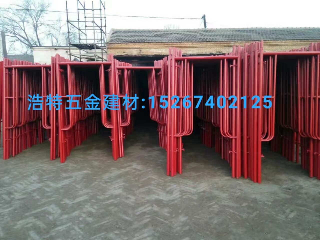 Hand frame steel support building materials mobile hand frame construction hand frame top bracket 7