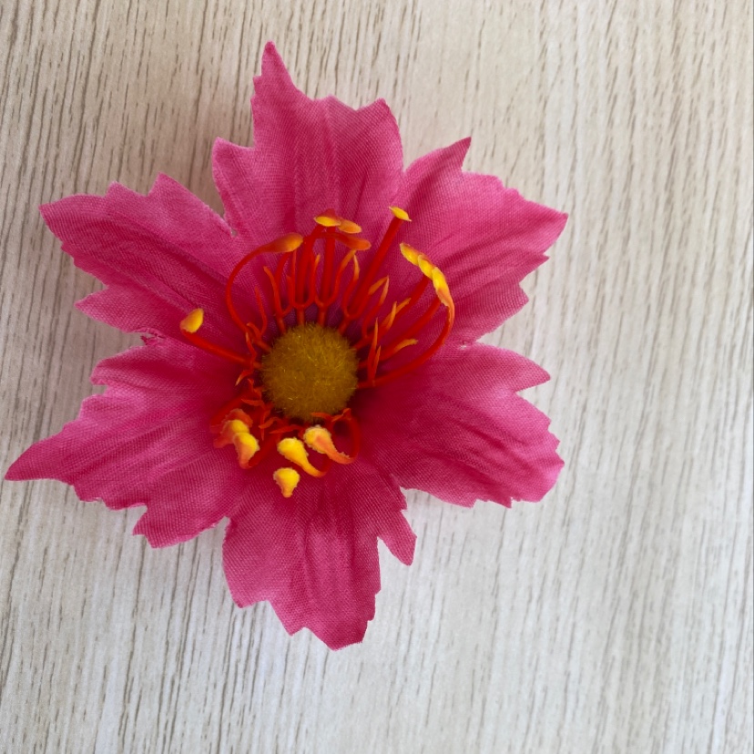 Silk cloth small wild orchid details Picture