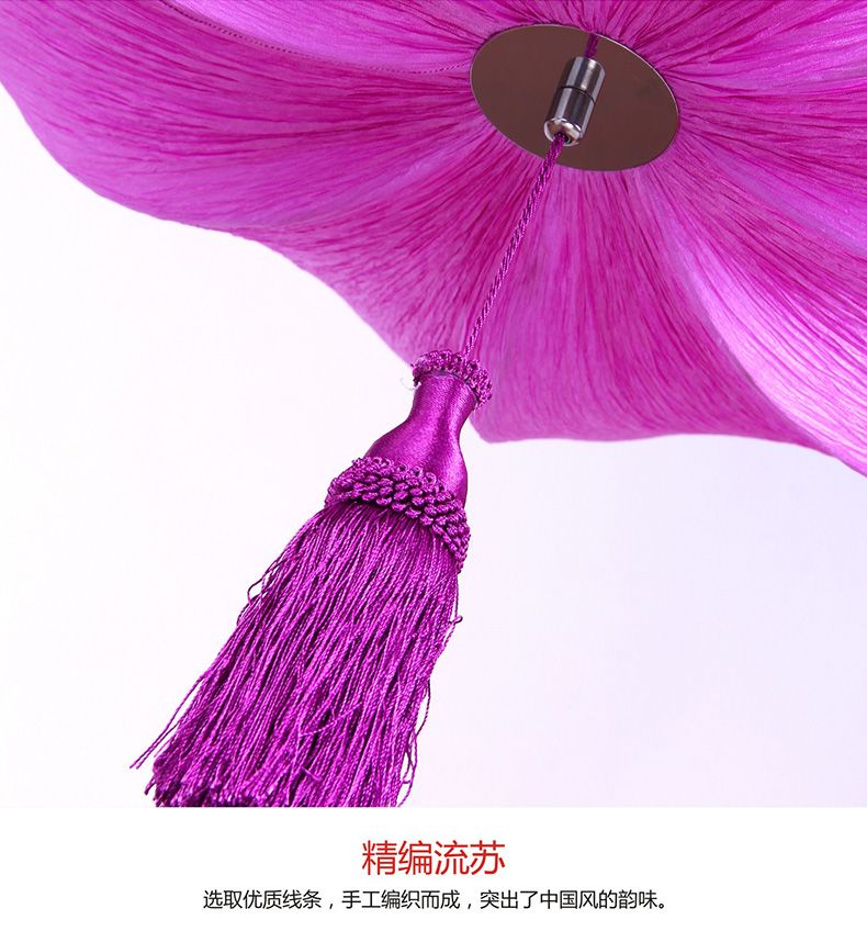 50 New Chinese-style fabric lotus leaf lanterns, lotus leaf lanterns, lotus wedding chandeliers, restaurant, tea house, corridor, hotel lanterns detail image 18