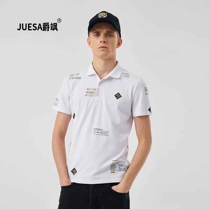 T-shirt A Pure cotton short-sleeved T-shirt for men, summer trend round neck half-sleeve, new Korean style loose and versatile T-shirt for men, men's top, Xinjiang pure cotton ins trendy brand casual summer trend top 4 Specification image