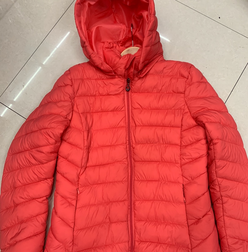 带帽子轻薄羽绒服棉衣