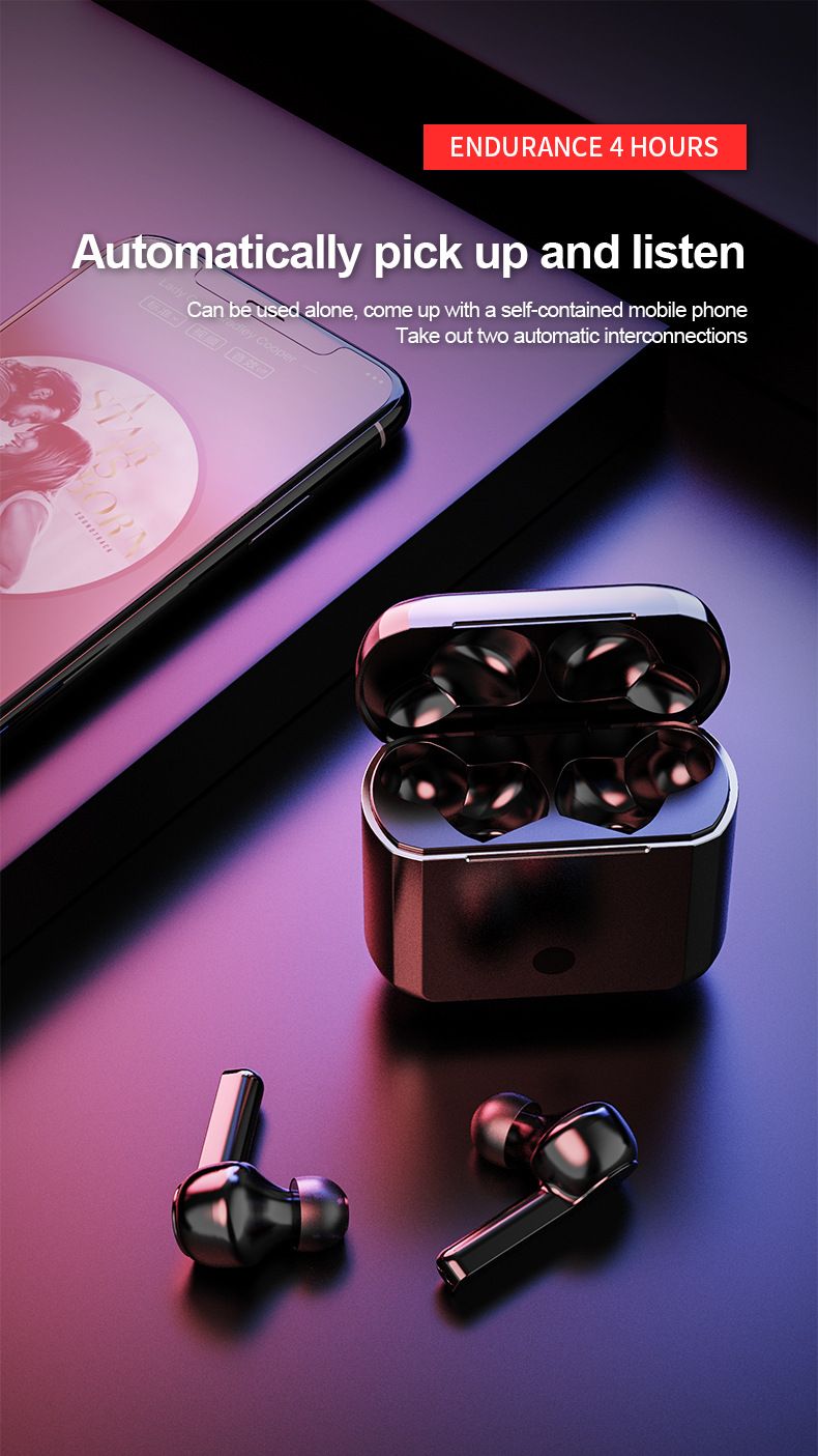YEXIN auriculares bluetooth in-ear inalámbricos pop-up auriculares bluetooth A12tws deportes magnético succión nuevos auriculares detail image 3