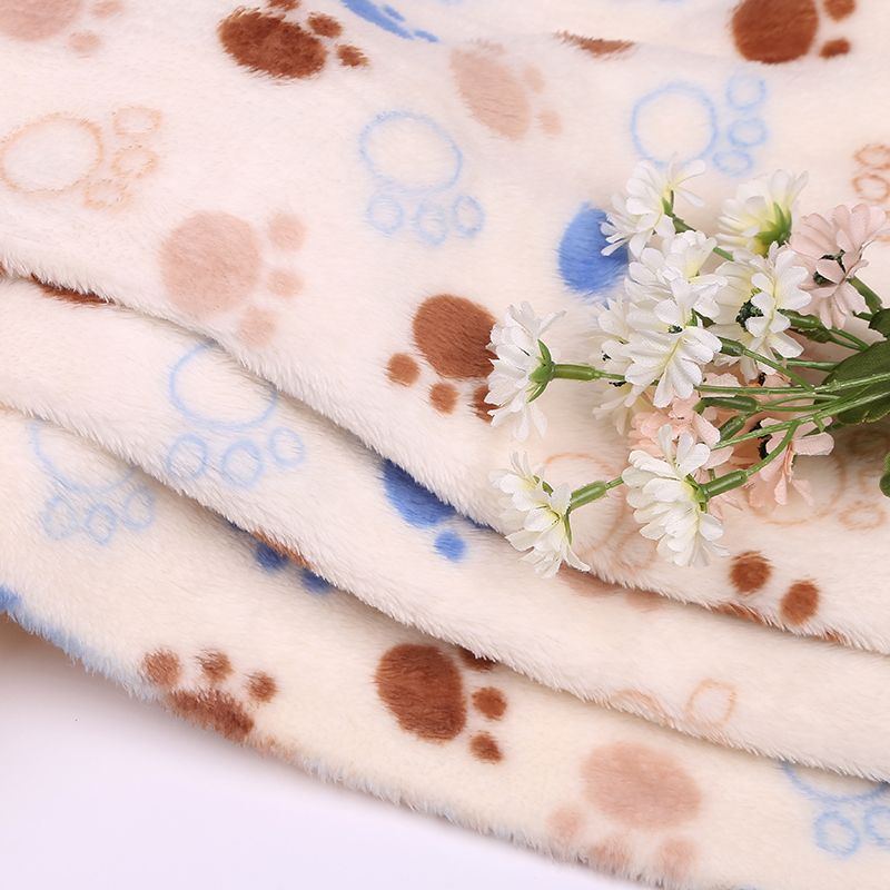 法兰绒印花面料批发 时尚单双面绒布家纺沙发绒布布料厂家定制详情图2