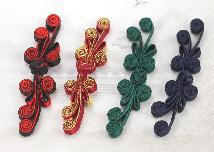 Plate QQ qipao buttons hand-made Chinese style flower button retro Tang costume ethnic clothes Chinese style accessories thumbnail
