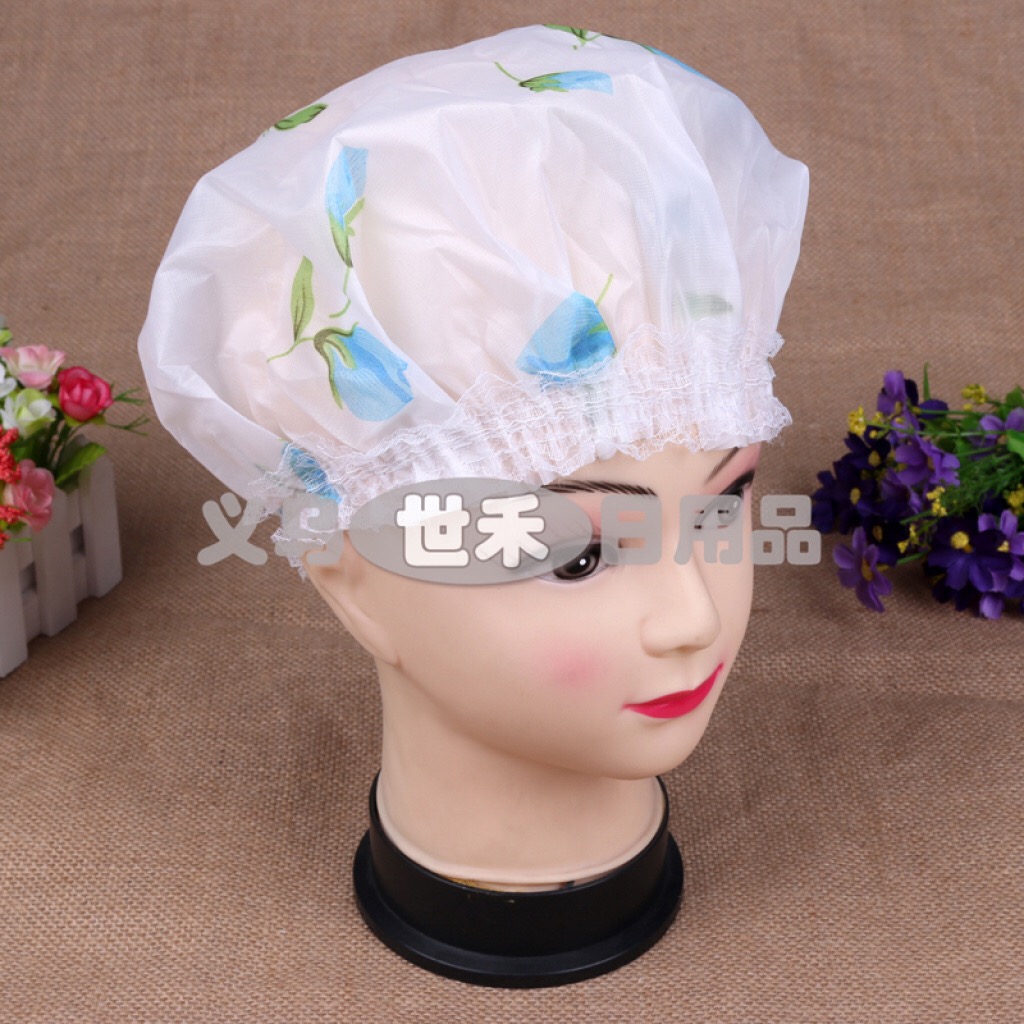 沐浴防水浴帽细节图