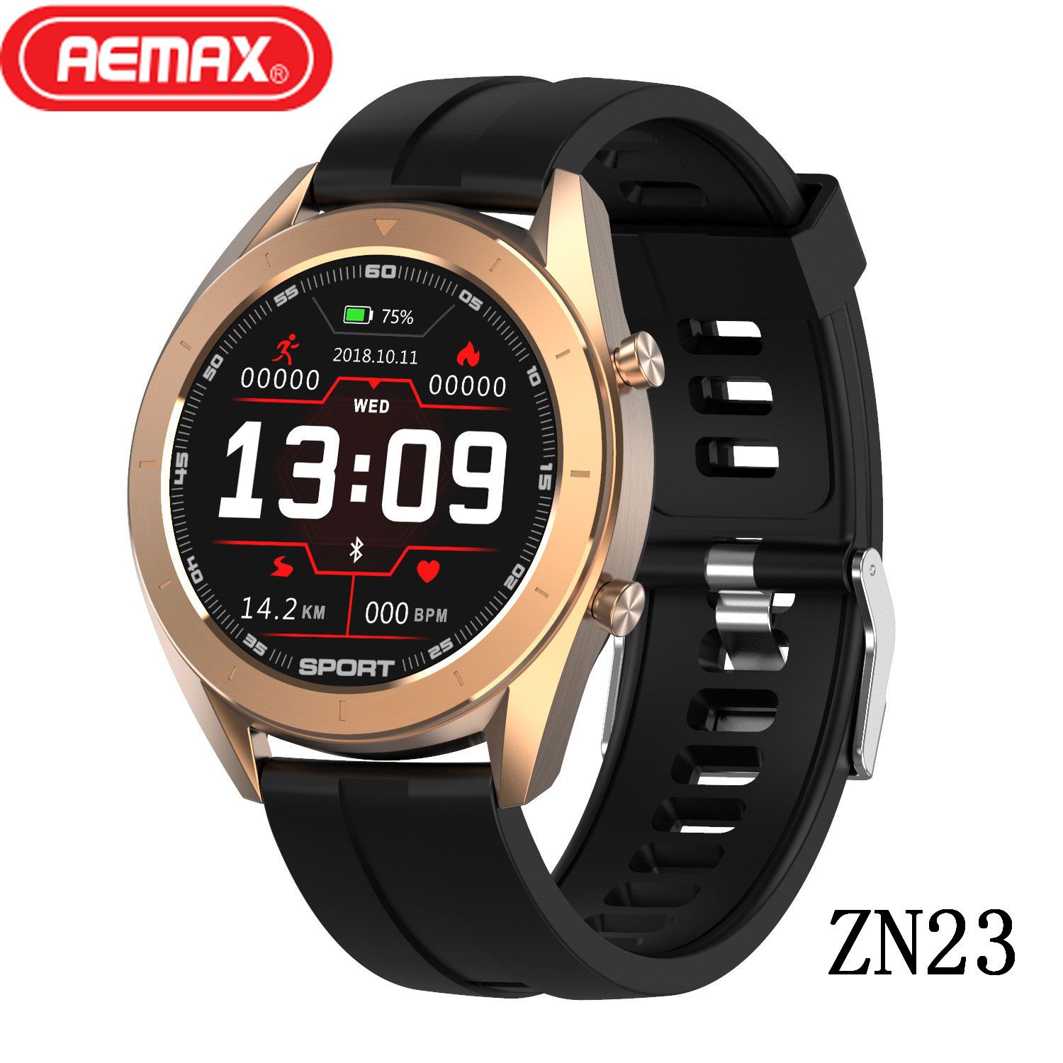 AEMAX DT99全圆全触屏智能手表 监测蓝牙运动手环厂家一件代发白底实物图