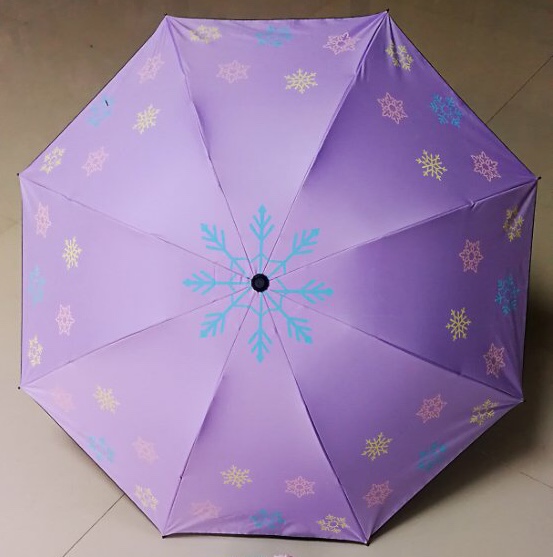 8K黑胶晴雨伞D848