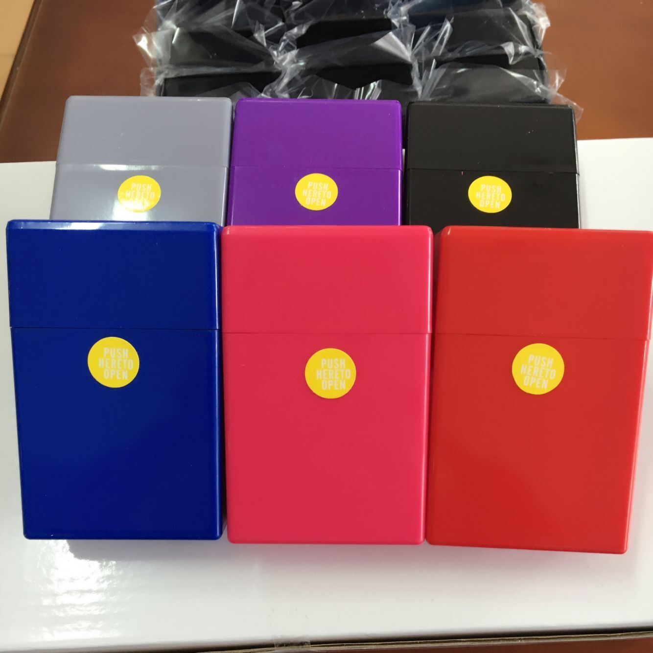 烟盒20支装超薄 男女个性创意烟盒套 整包硬盒塑料烟盒详情图1