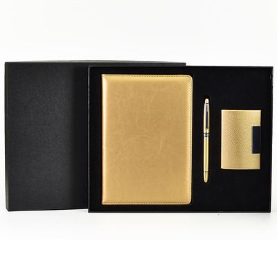 Anniversary gift signature pen custom logo opening ceremony conference exhibition business card box notebook set souvenir thumbnail