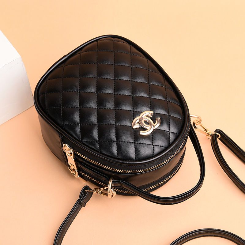 Bag Women 2020 New Korean Version Of Fashion Diamond Check Crossbody Bag Double Small Bag 100 Women Bag Hand Bill Of Lading Shoulder Bag Tide undefined