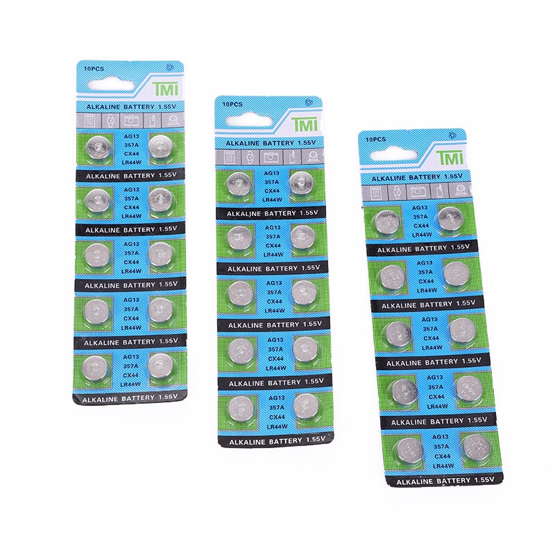 AG13 button battery LR44 alkaline button electronic luminous glasses 1.55V small night light dedicated batteries wholesale