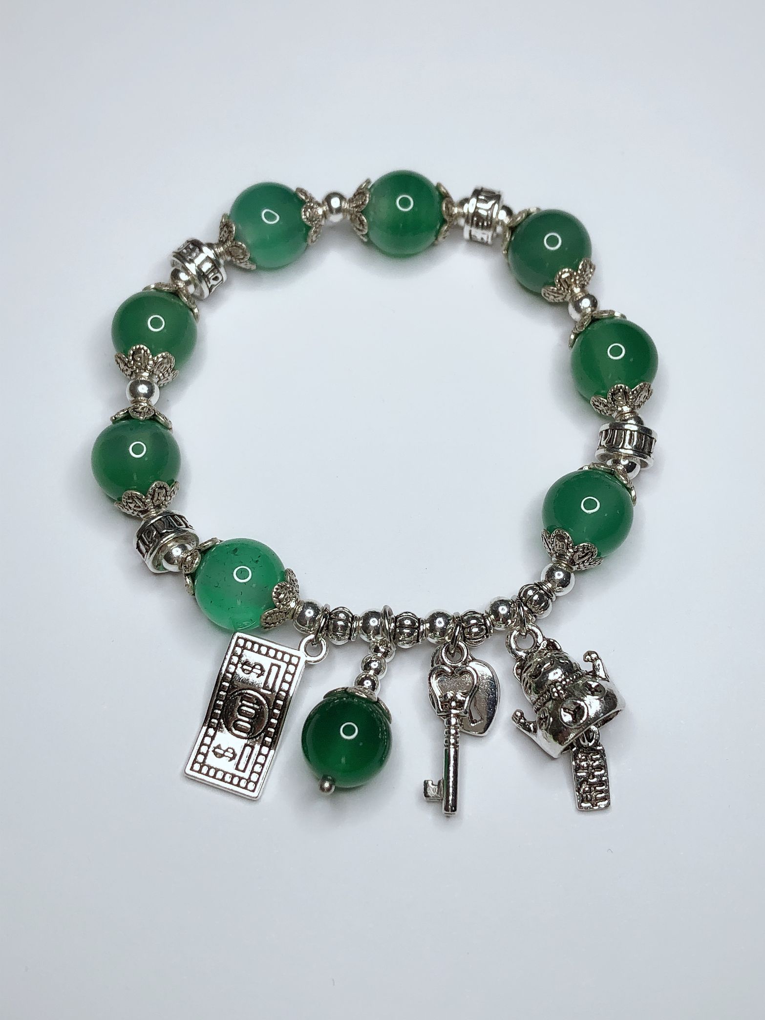 友谊饰品/饰品diy绿松石/绿配珠/穿珠手串珠/珠子水晶产品图