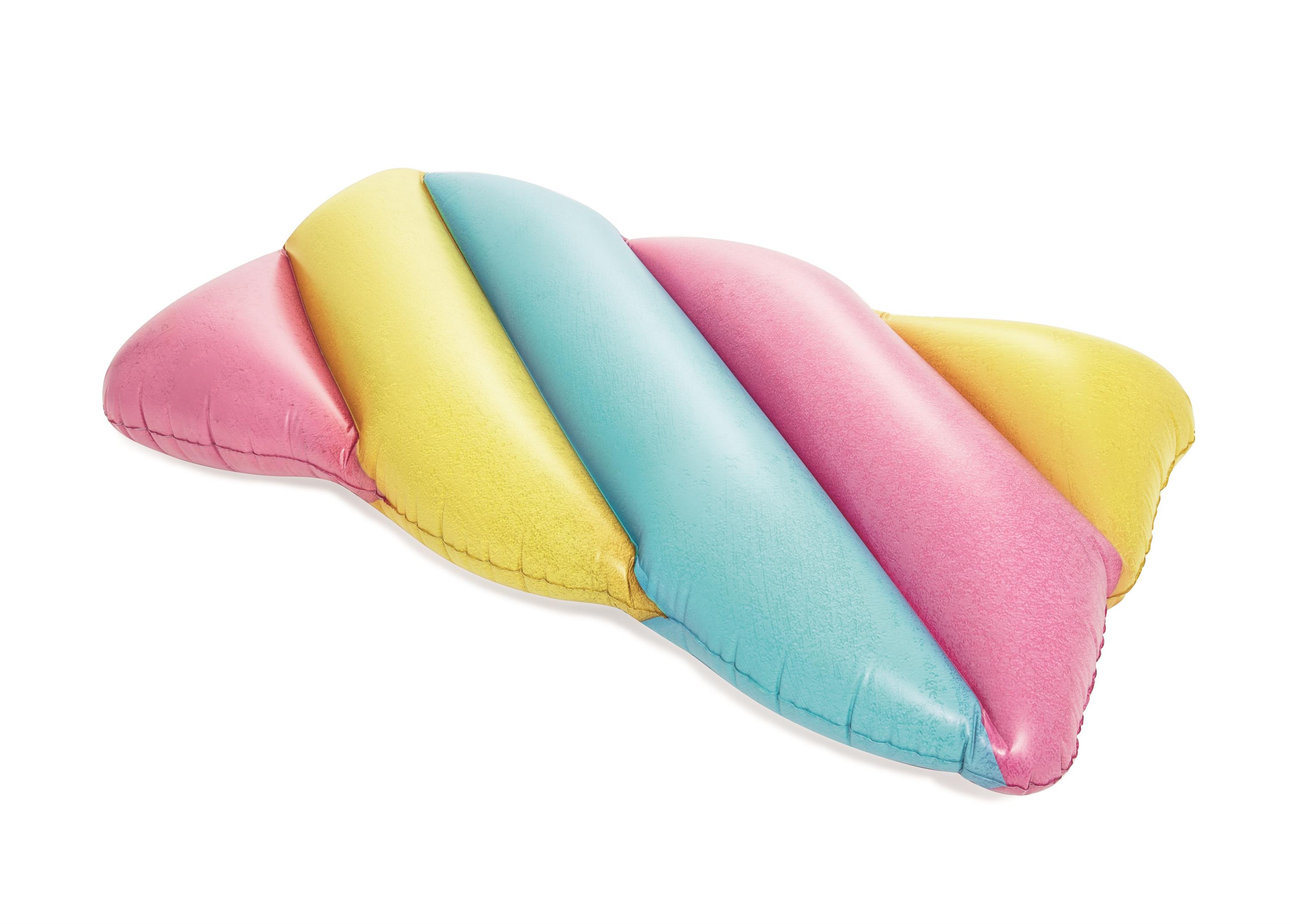 Bestway® 6'3" x 41.5"/1.90m x 1.05m 棉花糖浮排白底实物图