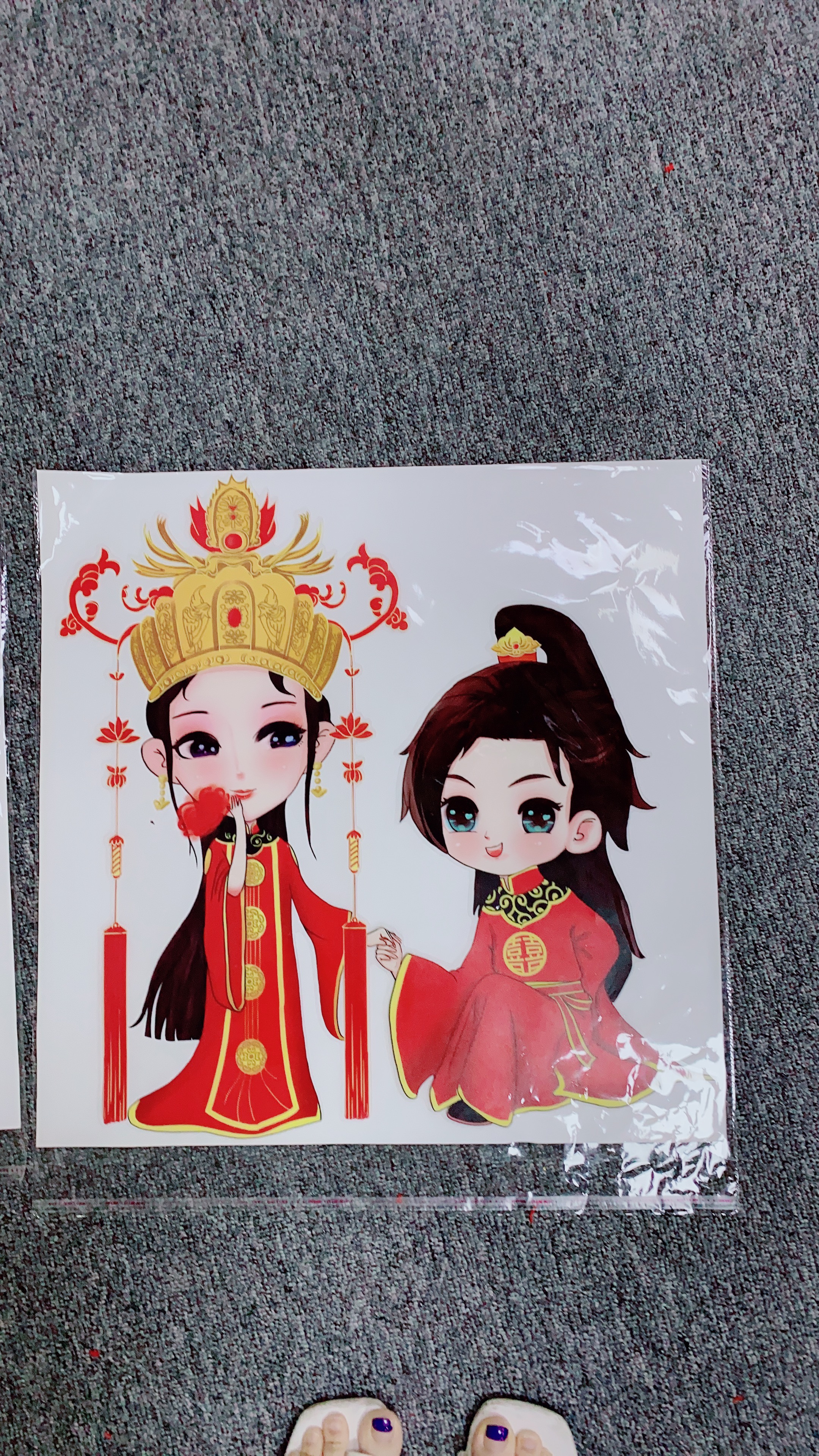 The most adorable and cartoonish couple's wedding Specification image