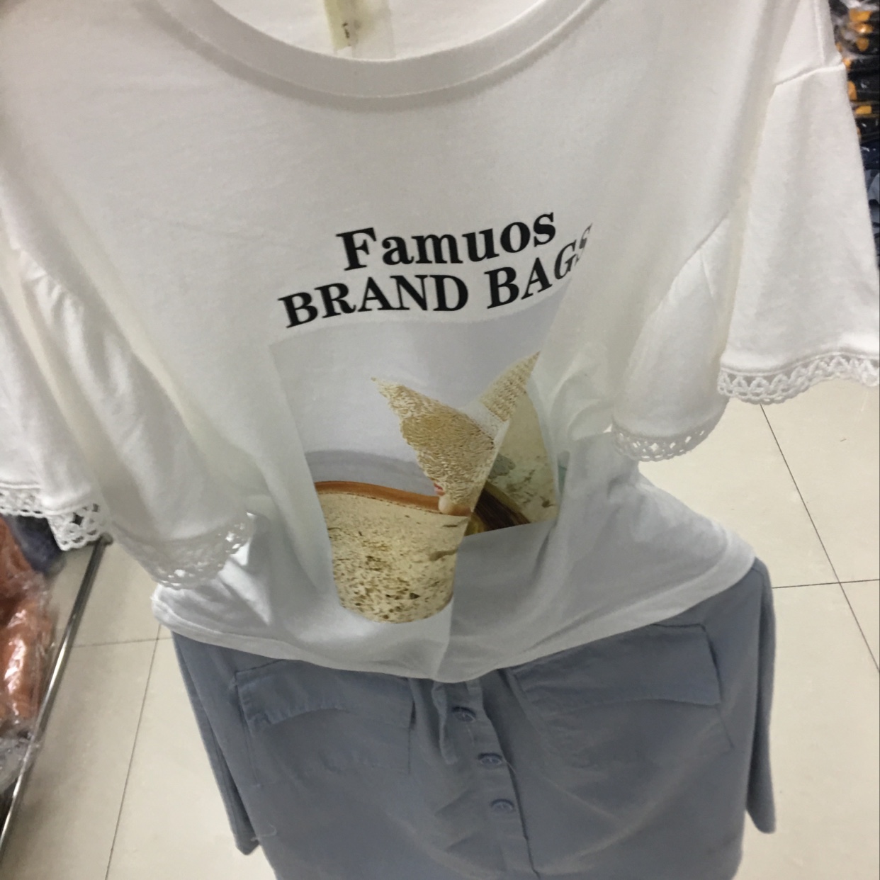 草帽美女套装