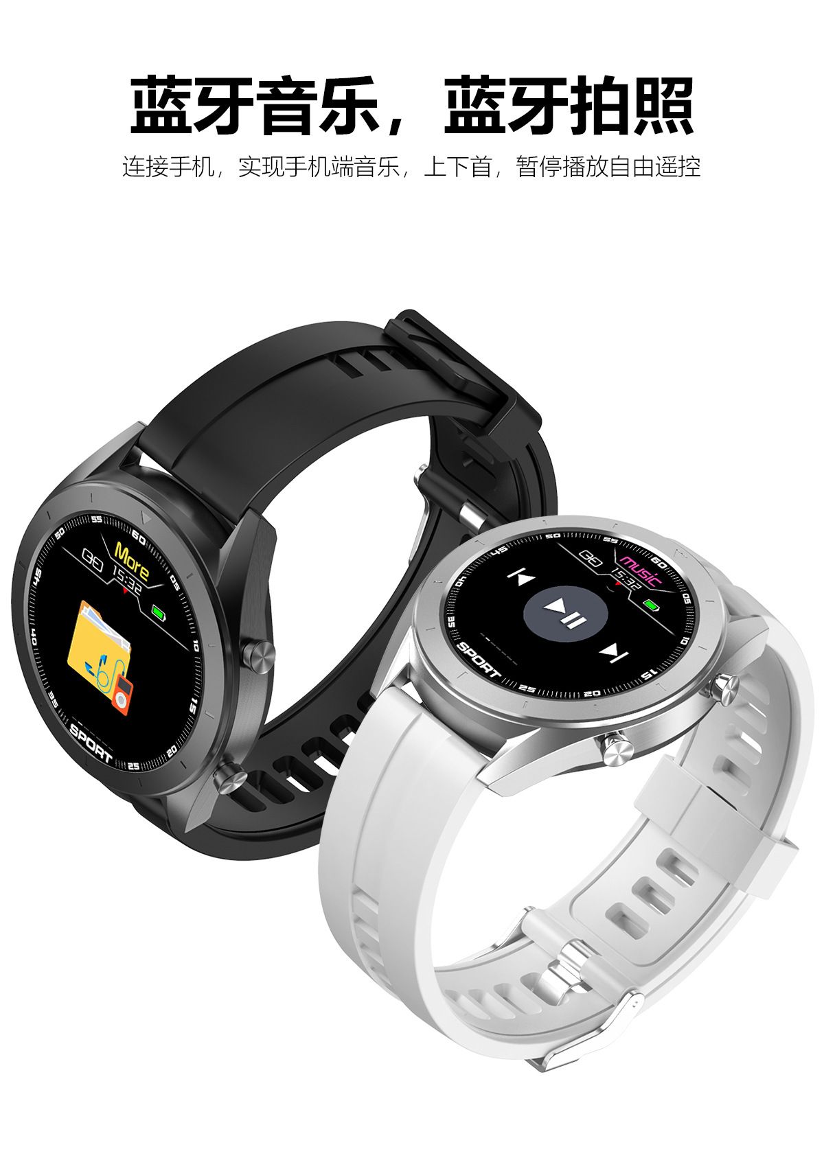 AEMAX DT99全圆全触屏智能手表 监测蓝牙运动手环厂家一件代发详情图3