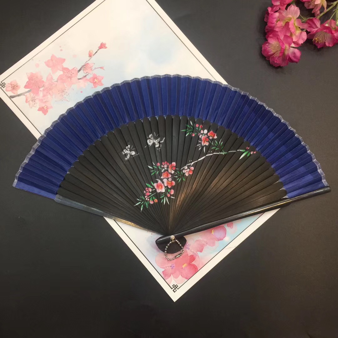 头青喷绘扇详情图10