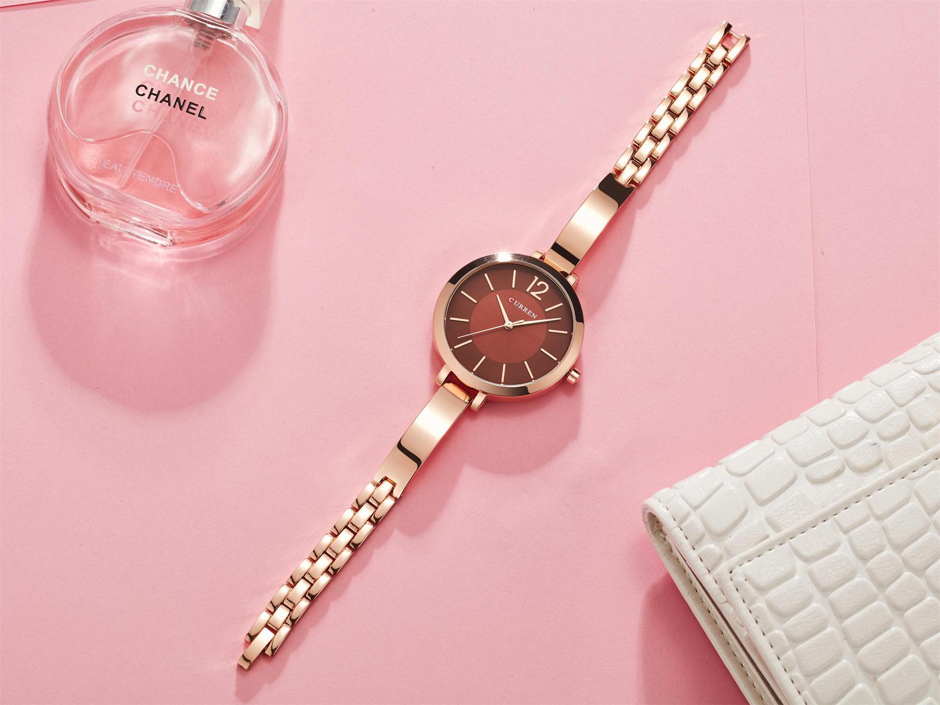 curren/ Karen 9012 Women's Watch, waterproof quartz watch, steel band women's watch, Korean fashion watch undefined