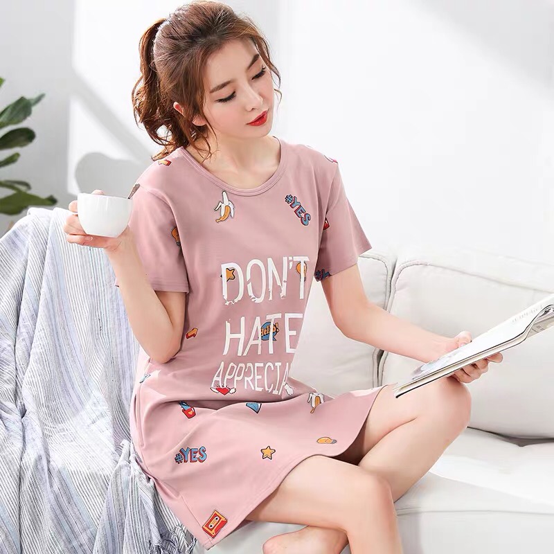 Summer pure cotton thin all-cotton silk ice silk pajama for women, 2020 new trendy outerwear pajama Specification image