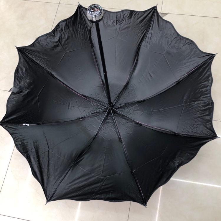 Three-fold color-changing Dragon Seal Garden dot umbrella Specification image