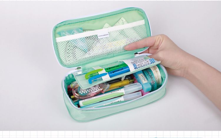 KOKUYO/ Guoyu WSG-PCL22 Grid Impression Pen Case NOViTA-R medium size detail image 2