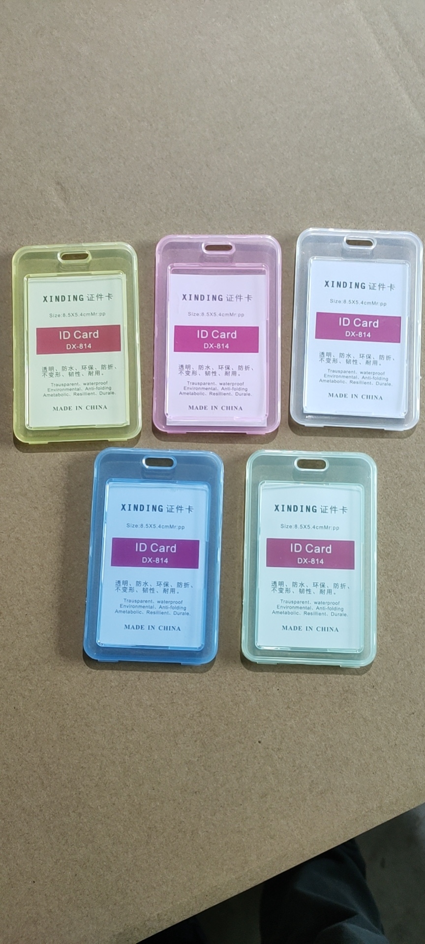 Transparent PP card holder details Picture