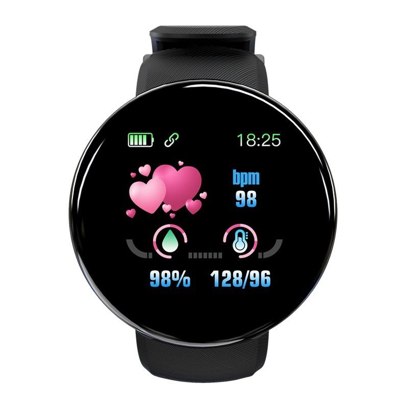 AEMAX D18圆屏智能手环彩屏睡眠监测防水计步运动智能手环手表详情图2