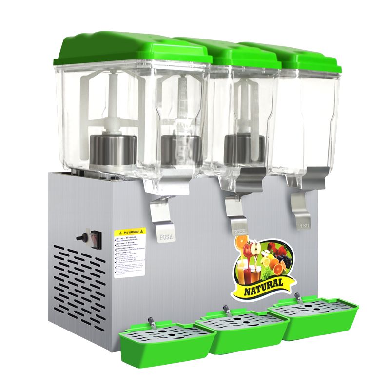 商用自助果汁机饮料机可乐饮品机三缸冷饮机全自动冷热饮料详情图1