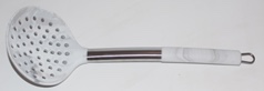 Silica gel dredge with marbled stainless steel handle thumbnail