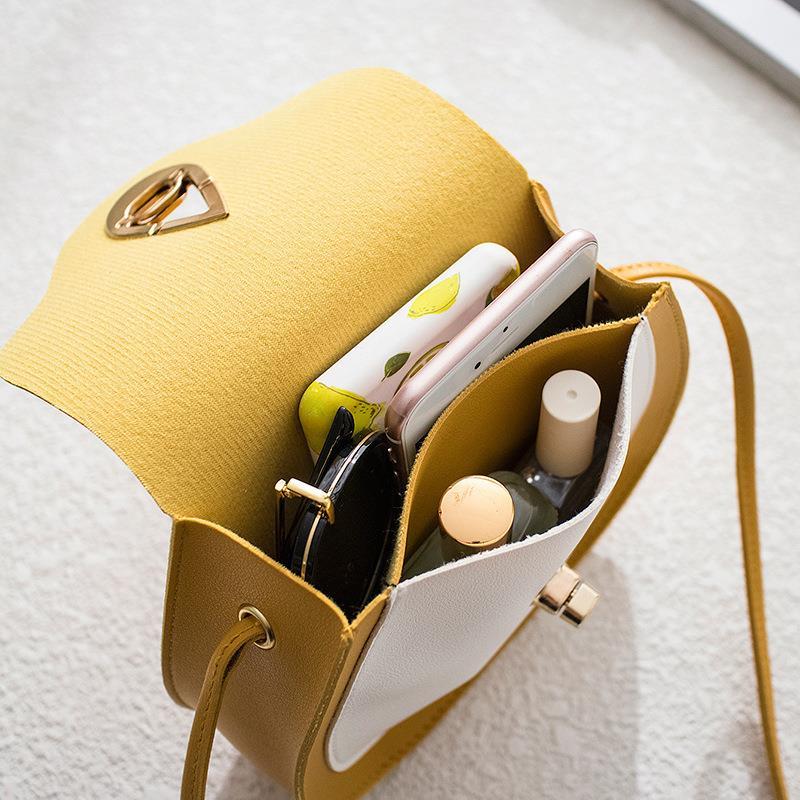 2020 Summer New Trend Fashion Small Fresh Color Contrast Small Round Single Shoulder Women's Bag Crossbody Everything Mobile Phone Bag Application Scenario