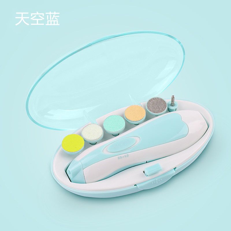  多功能超静音电动宝宝修甲器 儿童电动磨甲器护理套装美甲工具详情1