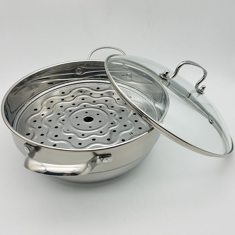 Factory direct sales of stainless steel soup POTS with thickened and double-bottom soup POTS and noodle POTS detail image 3