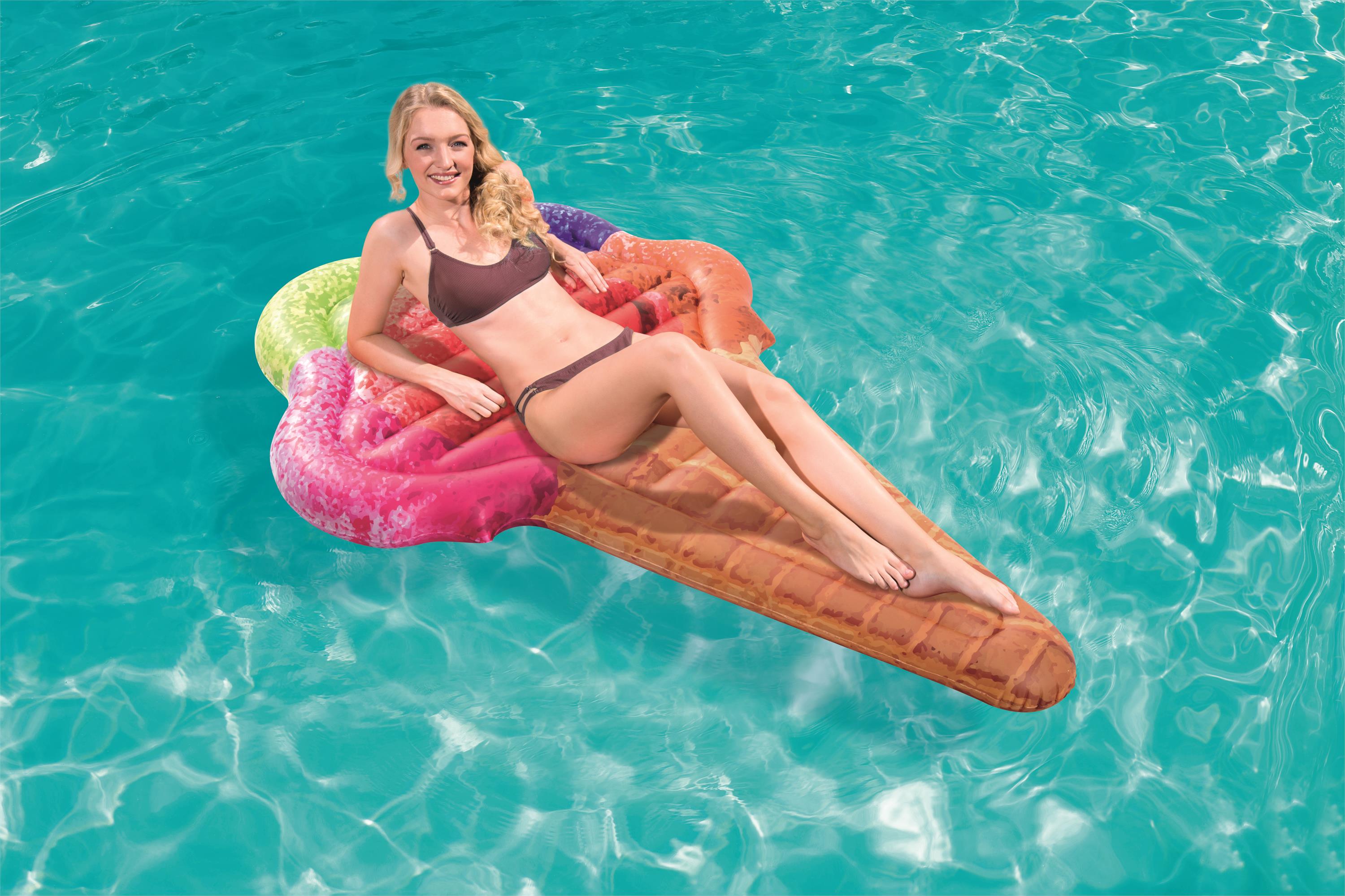 Bestway® 6'2" x 51"/1.88m x 1.30m 甜筒浮排 冰激凌浮排
