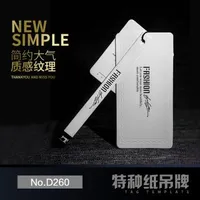 Clothing hangcard making clothing hangtag custom label spot with rope logo women's general tag card customization thumbnail