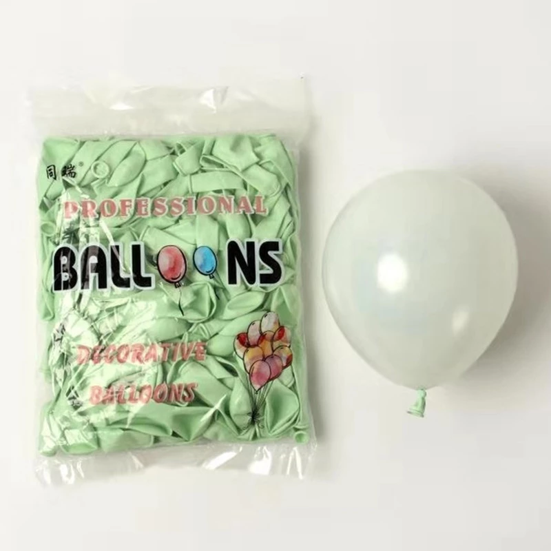 厂家直销马卡龙儿童成人生日派对场景布置五寸气球糖果色圆形气球详情图2