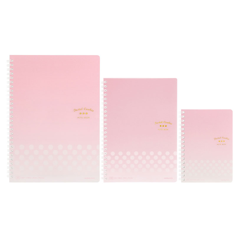KOKUYO/ Kwokyu WG-SNCA680 Pale color Cookie Dough double helix binding a6/80 pages