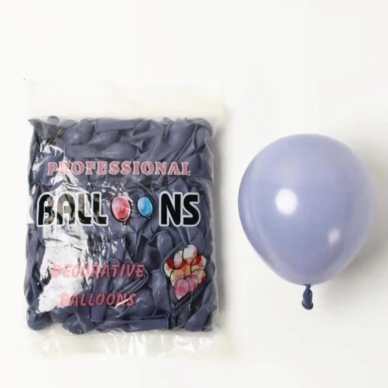 厂家直销马卡龙儿童成人生日派对场景布置五寸气球糖果色圆形气球详情图8
