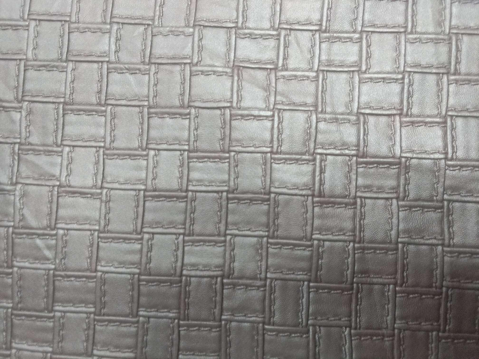 厂家直销热销，新款包装革PVC大编织古铜色详情1