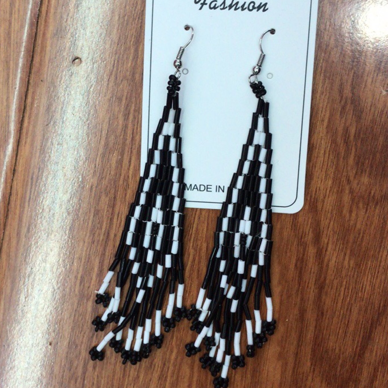 Beaded earring
