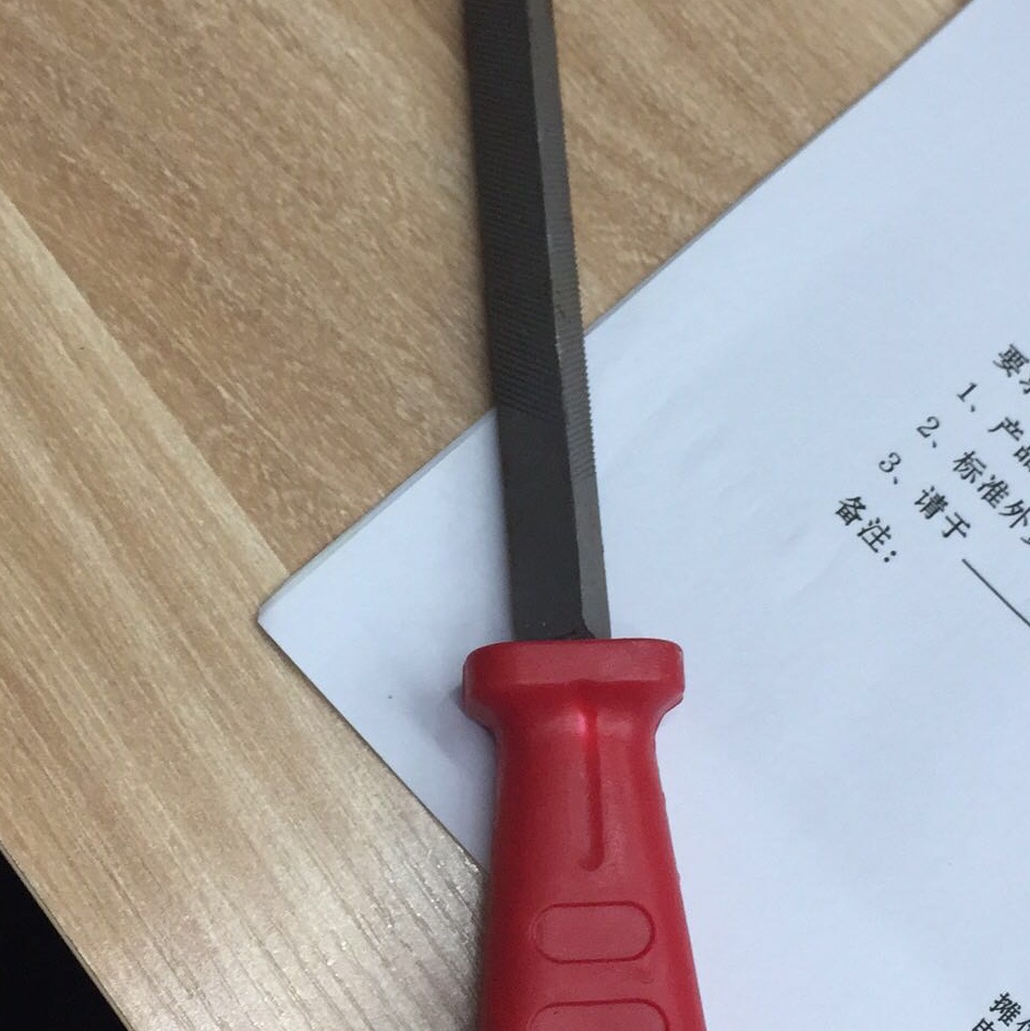 8寸红色塑柄锉刀