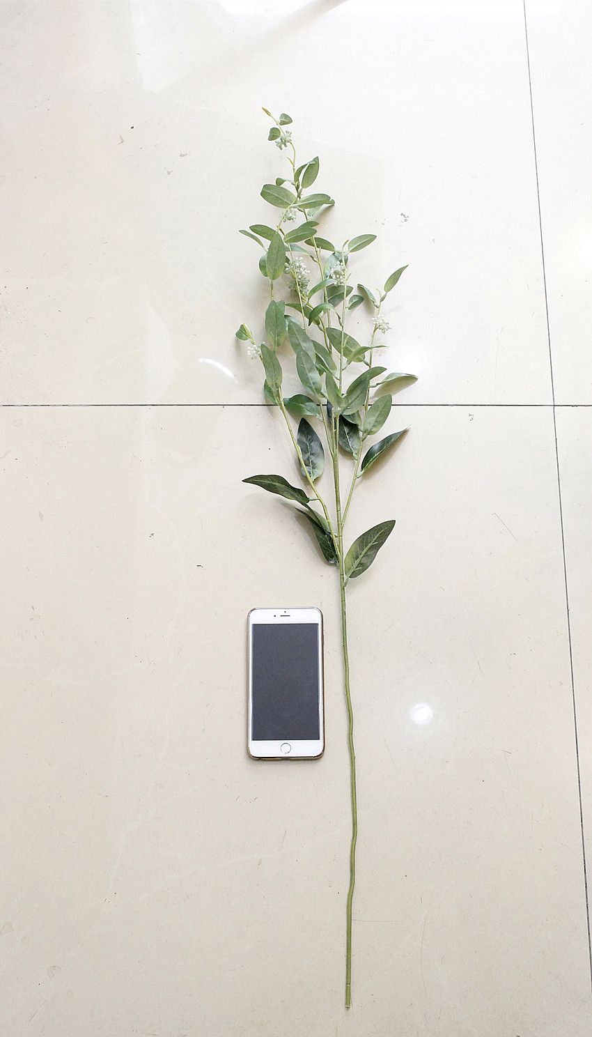 5-head Holly fruit with leaves High-end illustration material simulation flower JX001 5-head Holly fruit leaves pic 3