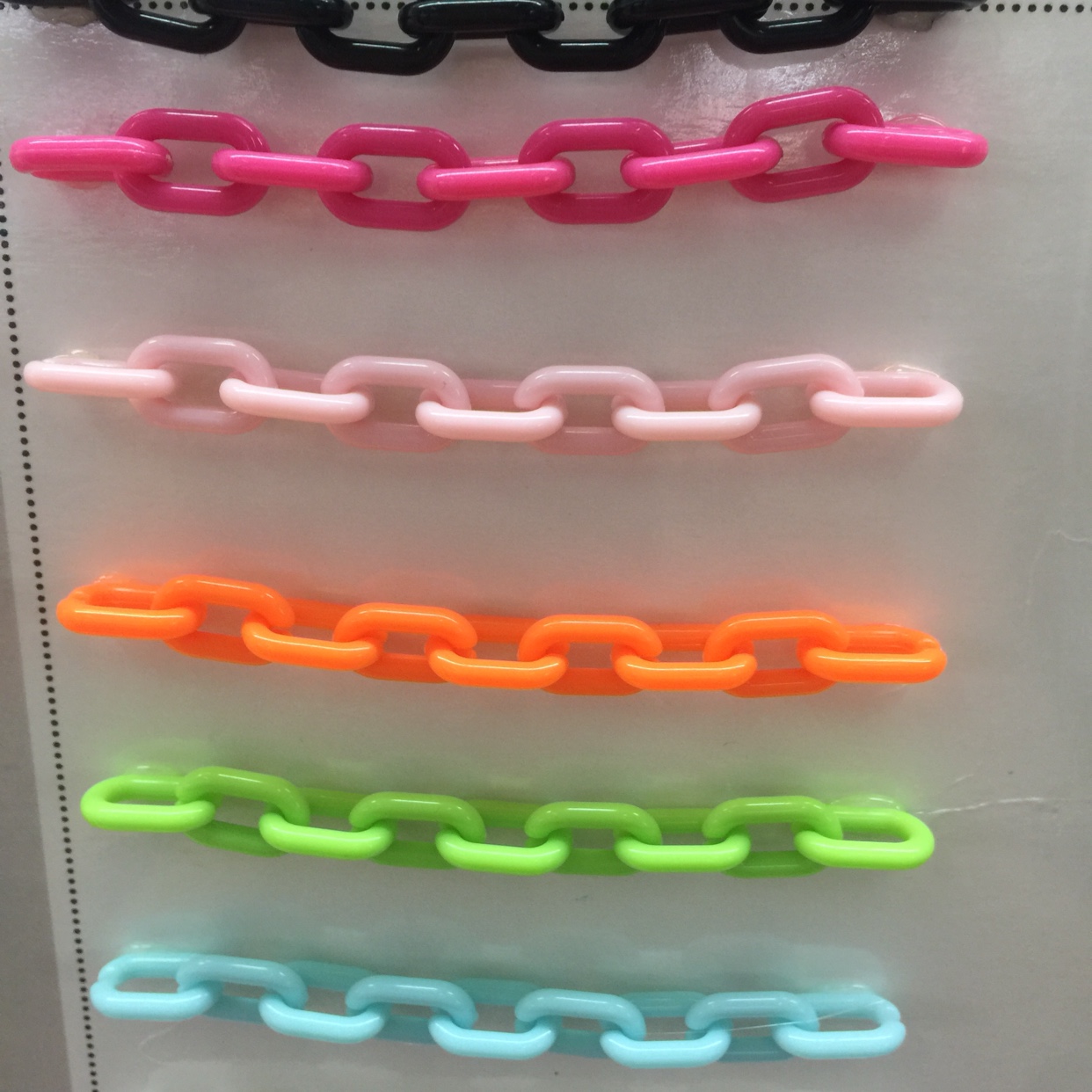 Color Chain Acrylic Injection Molding Chain One Meter