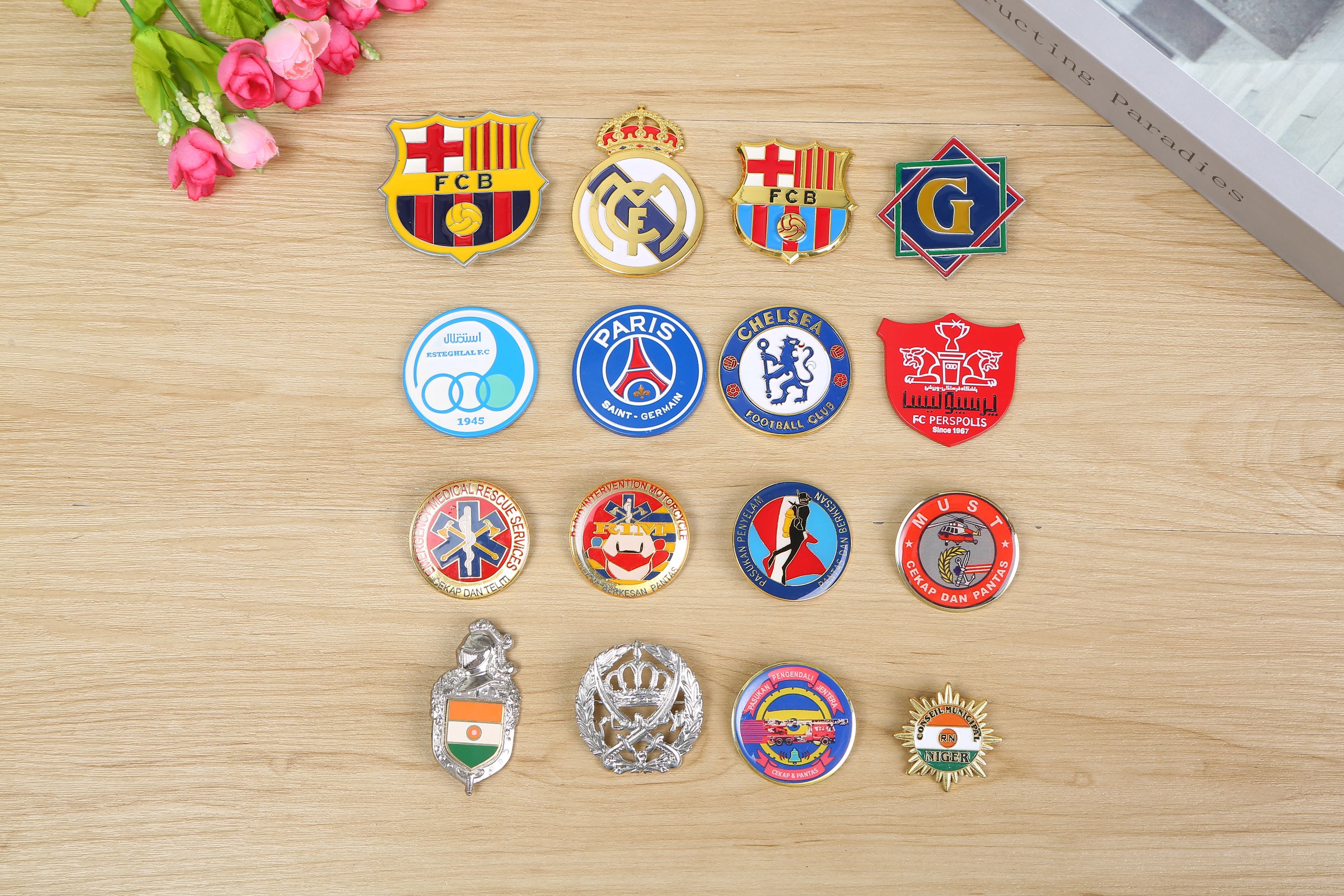 徽章 漫威系列 球队系列 金属配件 笔袋配件 滴油系列